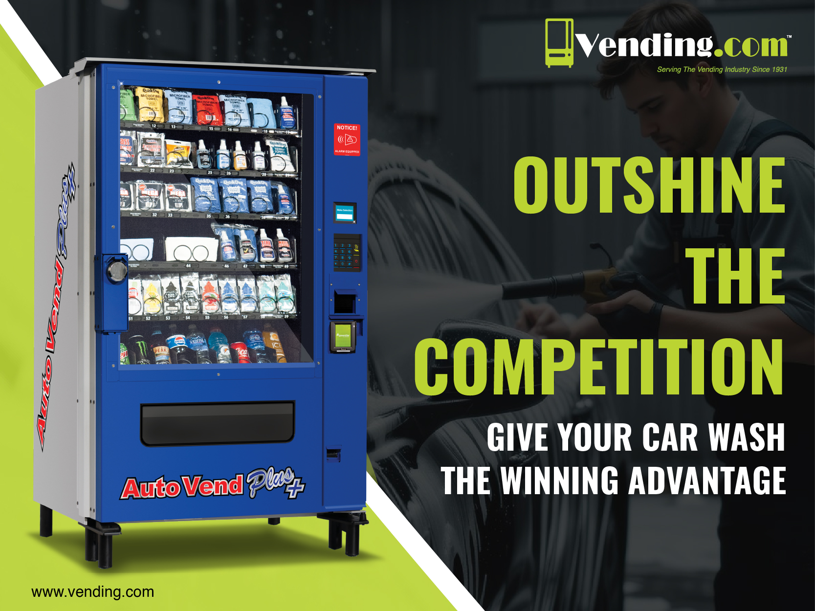 car wash vending machine