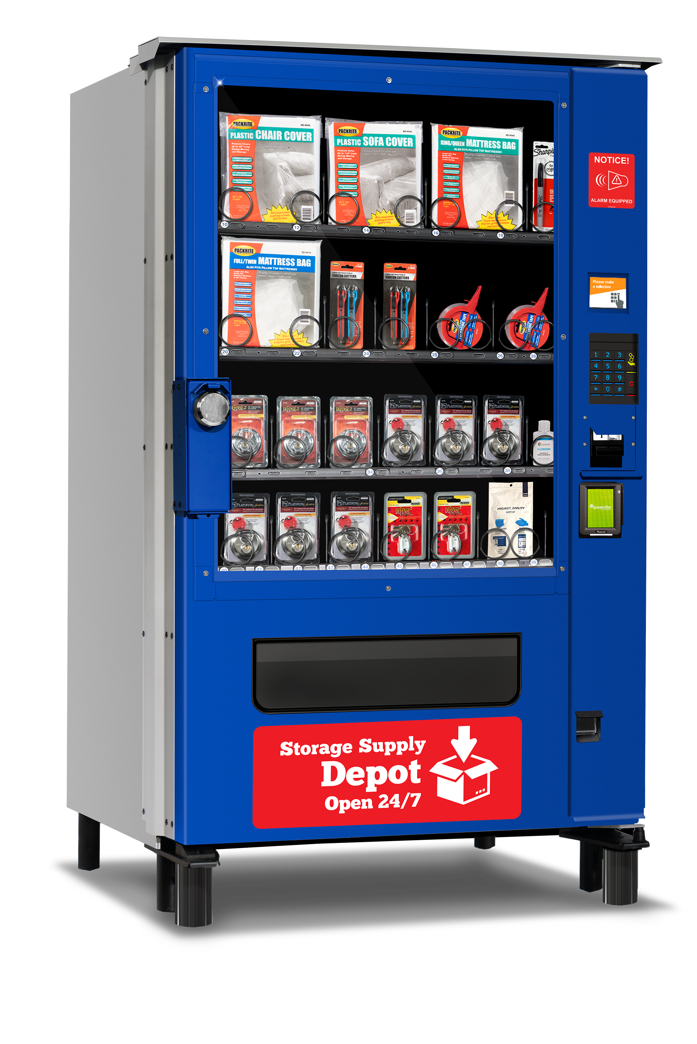 Storage Supply Depot Vending Machine for Selling Storage Items